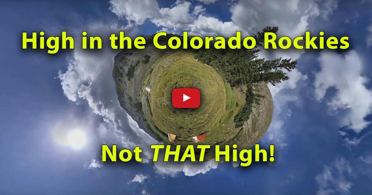 High in the Colorado Rockies